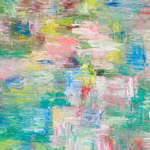 Flowery meadows. 60x60, Oil, canvas, 2020